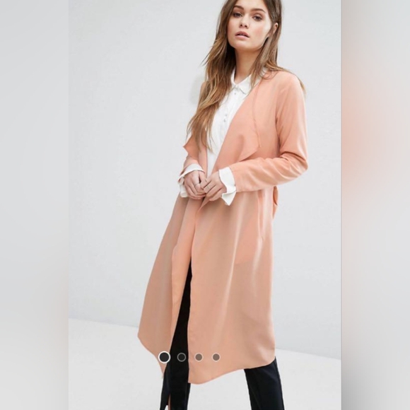 Vero Moda Pink Waterfall Coat - Picture 5 of 11